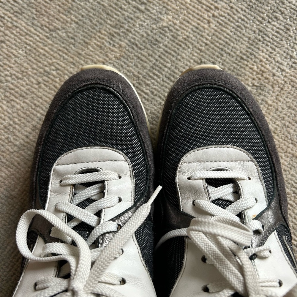 CHANEL Black and White Athletic Sneakers - Picture 6 of 8